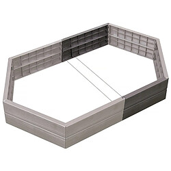 Habitat Et Jardin Kit de 2 carrés potagers Ergo + 2 sets d'extensions