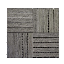 Mendler Carreaux WPC marron pas cher