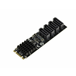 Kalea-Informatique Carte PCIe M2 NGFF 4 Ports SATA Kalea