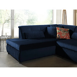 Acheter Lisa design canapé panoramique 7 places - Bleu marine