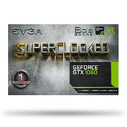 Acheter EVGA GeForce GTX 1060 SC GAMING - 6 Go · Reconditionné