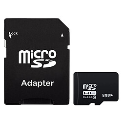 Avis Wewoo Carte Micro SD mémoire SD (TF) 8Go haute vitesse de classe 10 Taiwan (capacité réelle 100%)