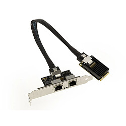 Kalea-Informatique kalea informatique Carte Mini PCIe 2 Ports RJ45