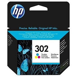 HP 302 Cartouche Couleur Cartouche d'encre couleur pour HP - Modèle F6U65AE