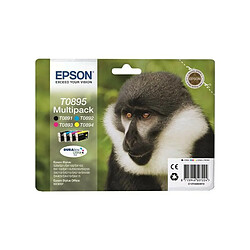 EPSON Cartouche 4 Couleurs Originale Pack de cartouches d'encre pour imprimante Epson - Noir/Cyan/Jaune/Magenta