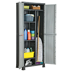 vidaXL Armoire en plastique - 68x39x171,5 cm
