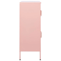 Avis vidaXL Armoire de rangement Rose