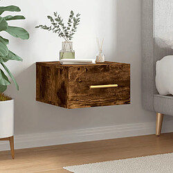vidaXL Table de chevet murale 35x35x20 cm