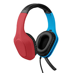 Muvit Casque Gaming - Bleu/Rouge · Reconditionné Casque gaming filaire - Micro omnidirectionnel - Haut-parleurs 50mm