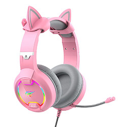 GAMENOTE H2233d Casque gaming - Rose pas cher