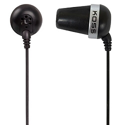 KOSS Plug Classic - Écouteurs avec Fil - Noir