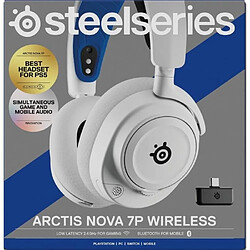 SteelSeries Arctis Nova 7P - Blanc pas cher