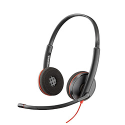 HP Casque Poly Blackwire 3220 Noir