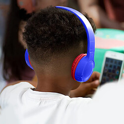 Avis Casque Bluetooth 5.1 pour Enfant Autonomie 8h Pliable Akashi Bleu / Rouge