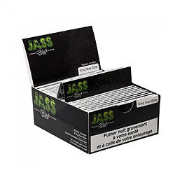 Feuilles Slim Jass Black Edition par 50 Feuilles à rouler - Slim - King size - Papier ultra fin