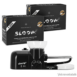 Sloow - Pack Tubeuse électrique + 1000 Tubes