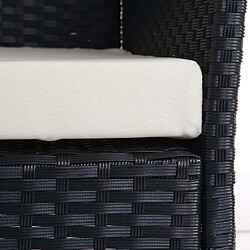 Mendler Lot de 2 fauteuils de jardin - Anthracite