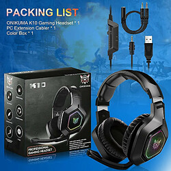 Chrono Maxesla Casque de Jeu - Noir pas cher