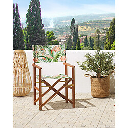 Beliani Chaise de jardin Cine - Bois foncé