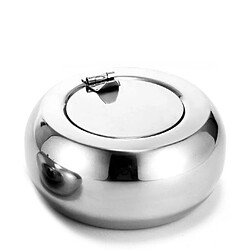 Cendrier en acier inoxydable rond