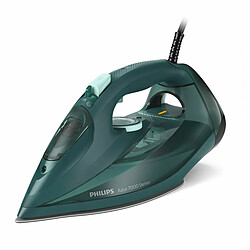 Philips DST7050/70 - Vert Fer à vapeur - 2800 W - Arrêt automatique - Vapeur verticale - Anti-goutte - Débit 80 g/min - Cordon 2 m - Semelle anti-adhésive