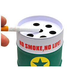 Universal Boîte à Cigarettes et Cendrier Métal - Vert