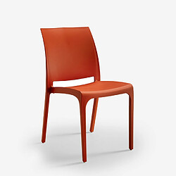 Bica Chaise de jardin empilable - Rouge