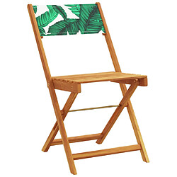 Avis vidaXL Chaises de jardin pliantes - Bois d'acacia vert lot de 8
