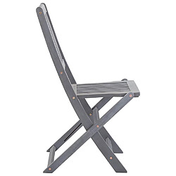 Acheter vidaXL Chaises pliables en acacia solide