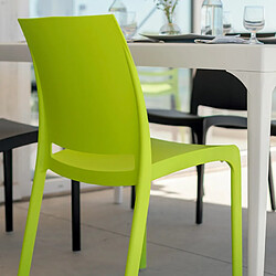 Bica Chaise de jardin empilable - Rouge pas cher
