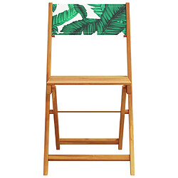 Acheter vidaXL Chaises de jardin pliantes - Bois d'acacia vert lot de 8