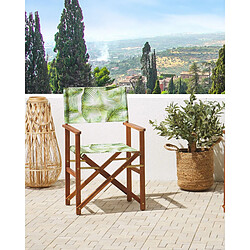 Beliani Chaise de Jardin CINE Bois Vert