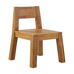 Beliani Chaise de jardin Livorno - Bois d'acacia