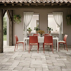 Bica Chaise de jardin empilable - Rouge