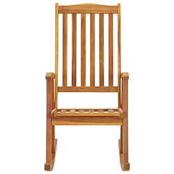 Avis vidaXL Chaise à bascule - Acacia massif