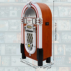 Avis Monstershop Jukebox style rétro - Rouge