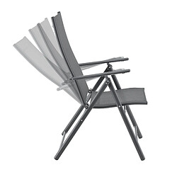 Acheter En.casa Chaises de jardin pliables - Gris foncé