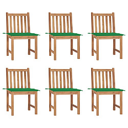 vidaXL Chaises de jardin lot de 6