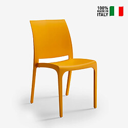 Avis Bica Volga chaise de jardin empilable - Orange