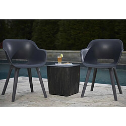 Avis Keter Chaises d'extérieur Akola - Lot de 2 - Graphite
