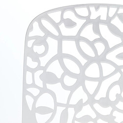 Pegane Lot de 6 chaises de jardin empilables - Blanc