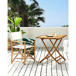 BELIANI Chaise de jardin Molise - Bois clair