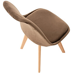 Acheter Décoshop26 Chaises lot de 4 - Foncé Marron