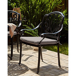 BELIANI Chaise de jardin ANCONA - Noir