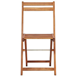 Avis vidaXL Chaises de bistro d'extérieur lot de 2