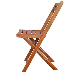Acheter vidaXL Chaises de bistro d'extérieur lot de 2