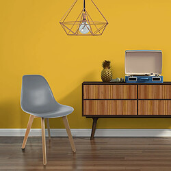 Acheter Toilinux 2 Chaises design scandinave à coque Holga - Gris