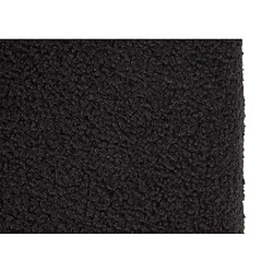 Mendler Chaise à piétement luge - Tissu Bouclé