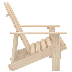 Avis vidaXL Chaise de jardin Adirondack 2 places
