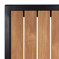 Mendler Ensemble table et chaises jardin - Marron